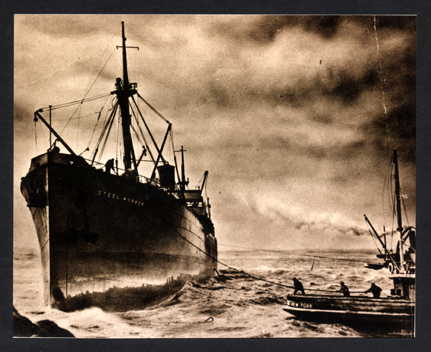  The Steelworker returns from around the world voyage. Related to NO TRAVELER RETURNS