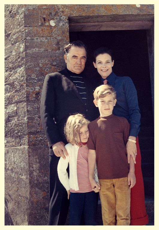  Louis L'Amour and  Family on vacation.