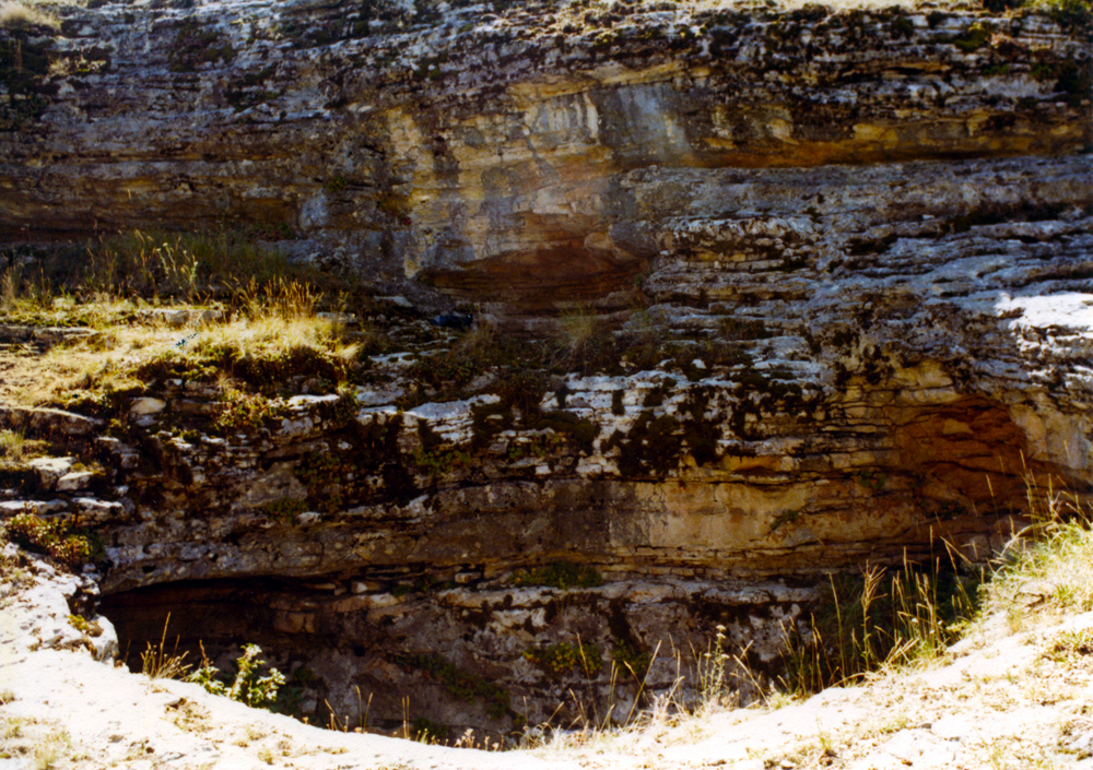 This Death Trap Cave contained the remains of a mountain man complete with flint-lock rifle.